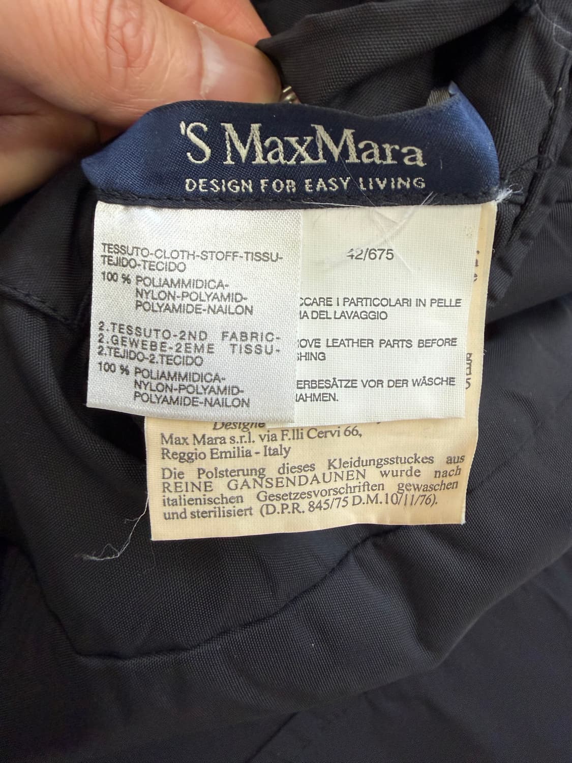 정품) 막스마라 여성 리버시블 양면패딩 55 상품이미지8