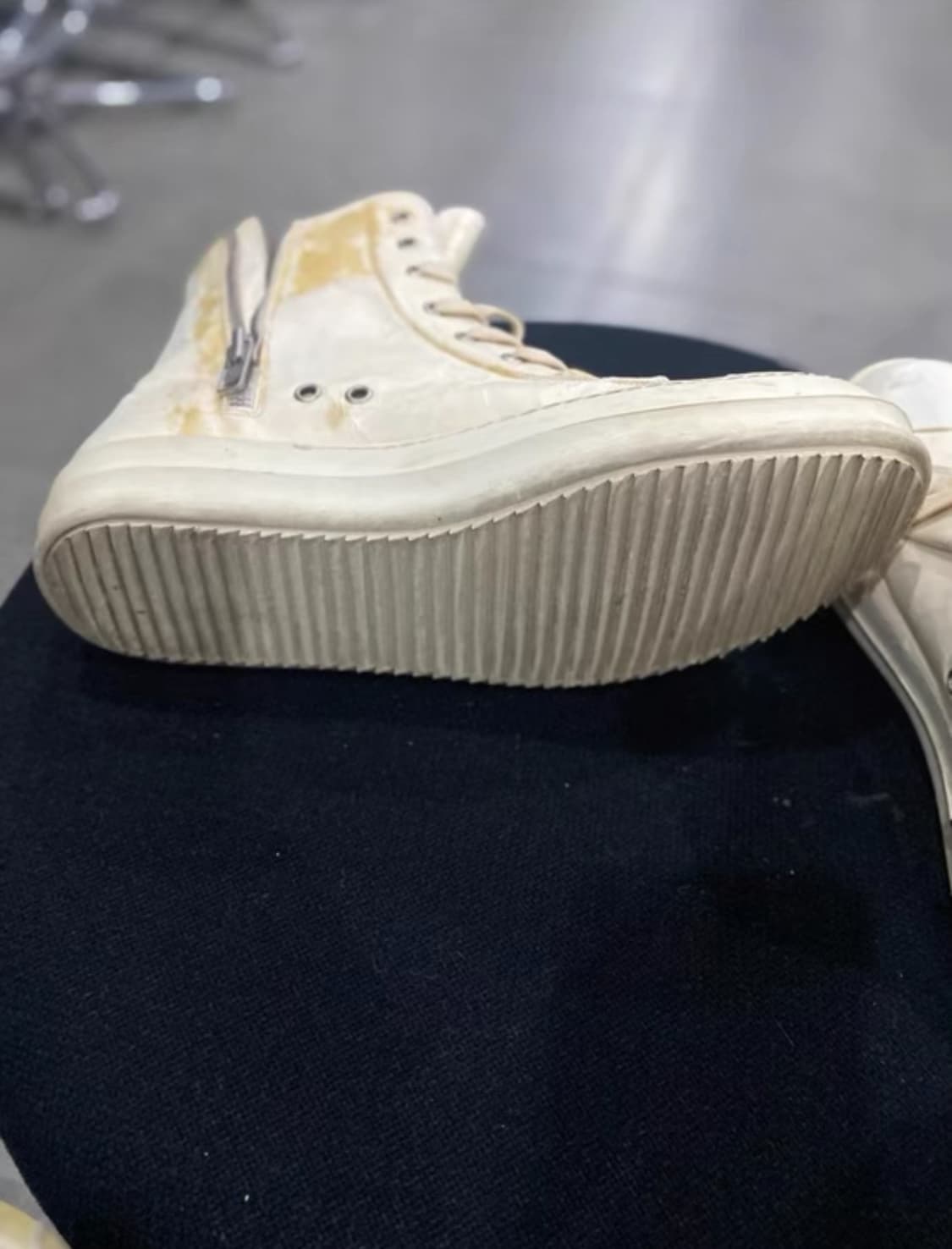 릭오웬스 라몬즈 퓨어 화이트 42 상품이미지5