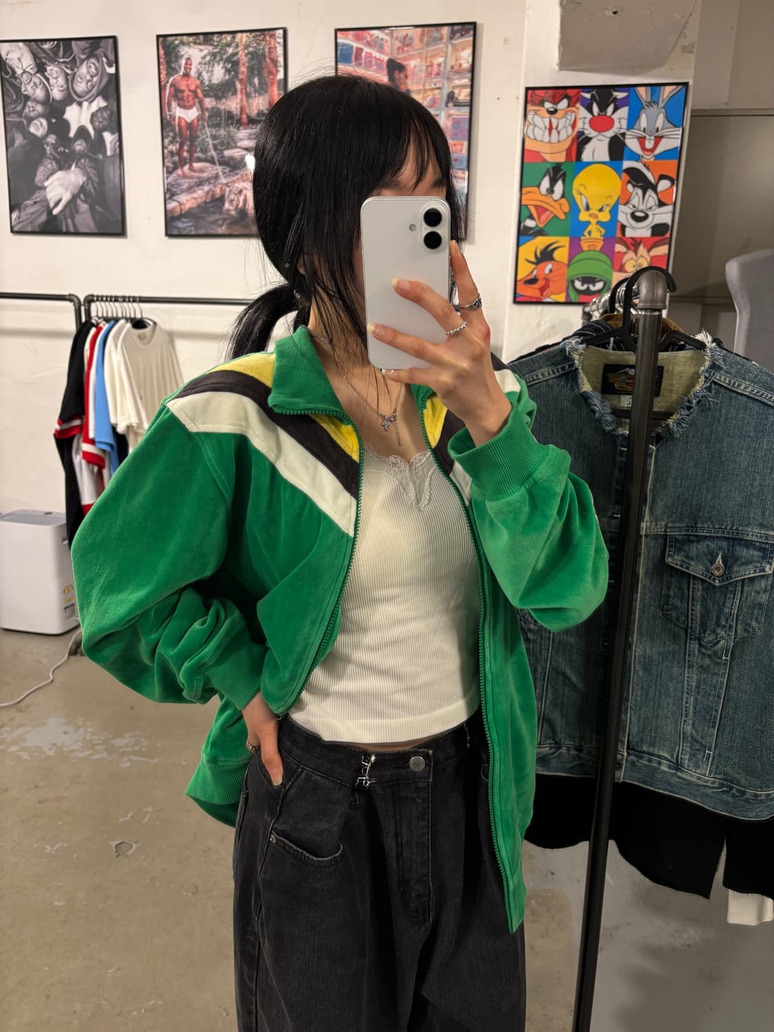 아디다스 빈티지 벨벳져지 상품이미지1