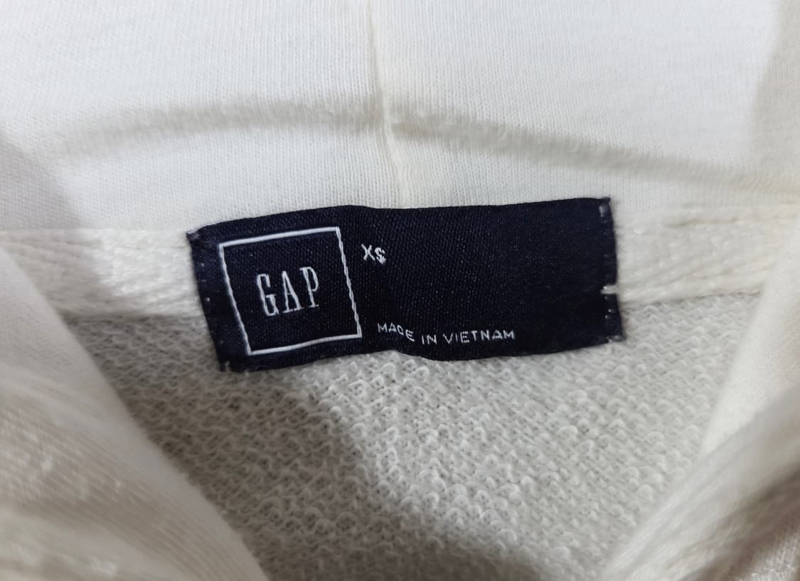 GAP 갭 빅로고 크림 화이트 풀집업 후드집업 상품이미지4
