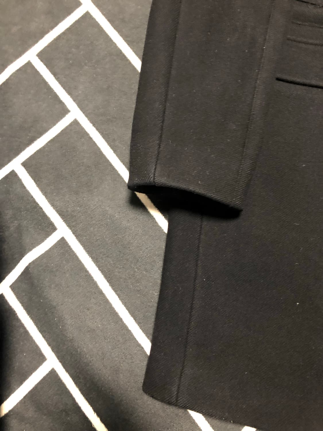 (횡재가)시스템옴므 시어링무스탕후드코트/솔리드몽클레어타임톰브라운스톤벨루티 상품이미지3