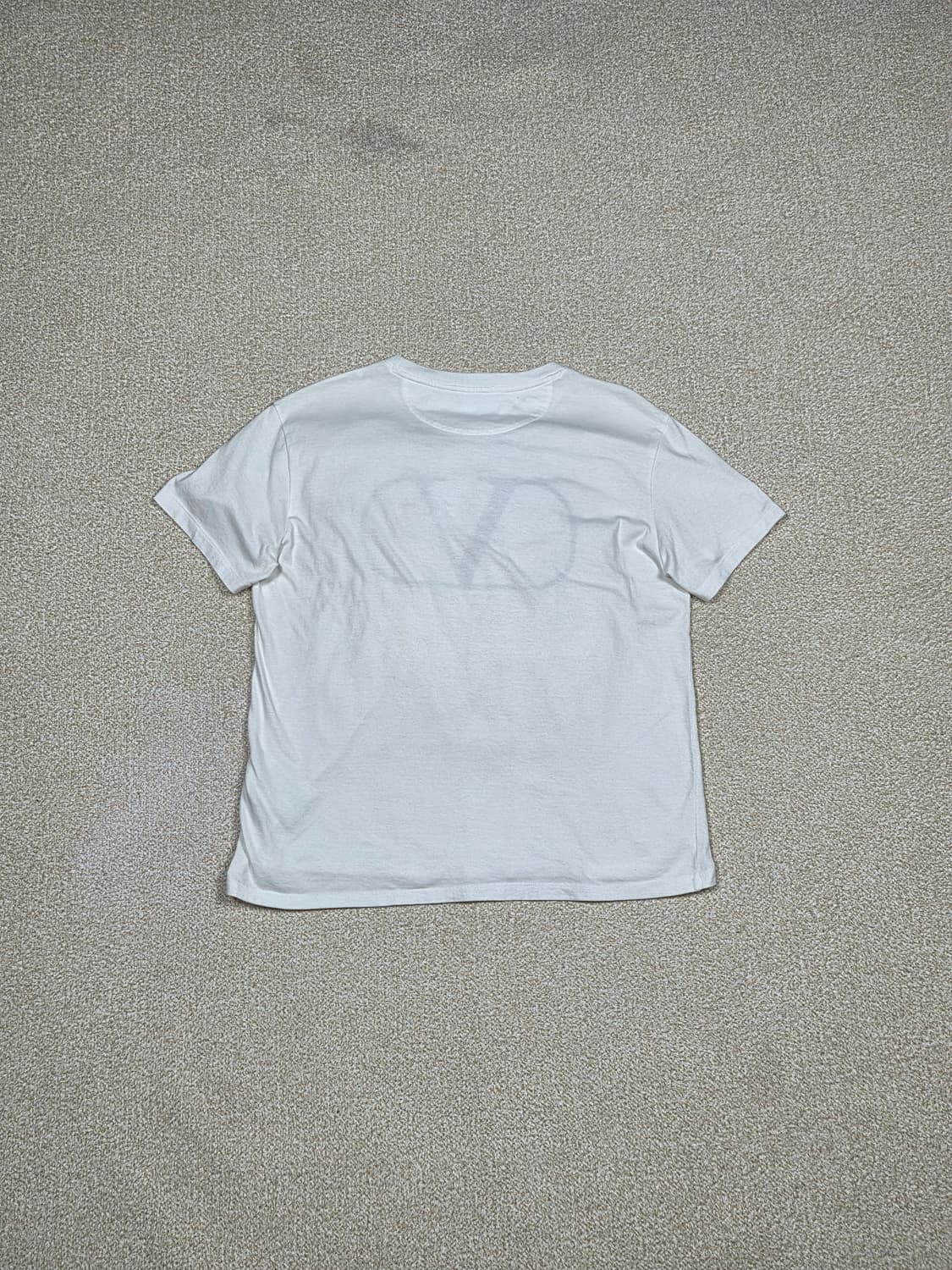 [발렌티노] 브이로고 튤 오버레이 크루넥 반팔 티셔츠 | S00126 상품이미지8