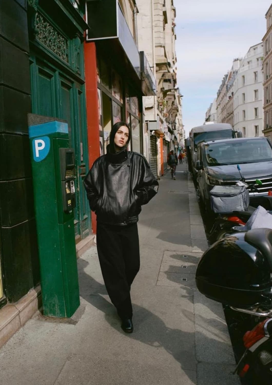 자라 페이크 레더 점퍼 상품이미지2