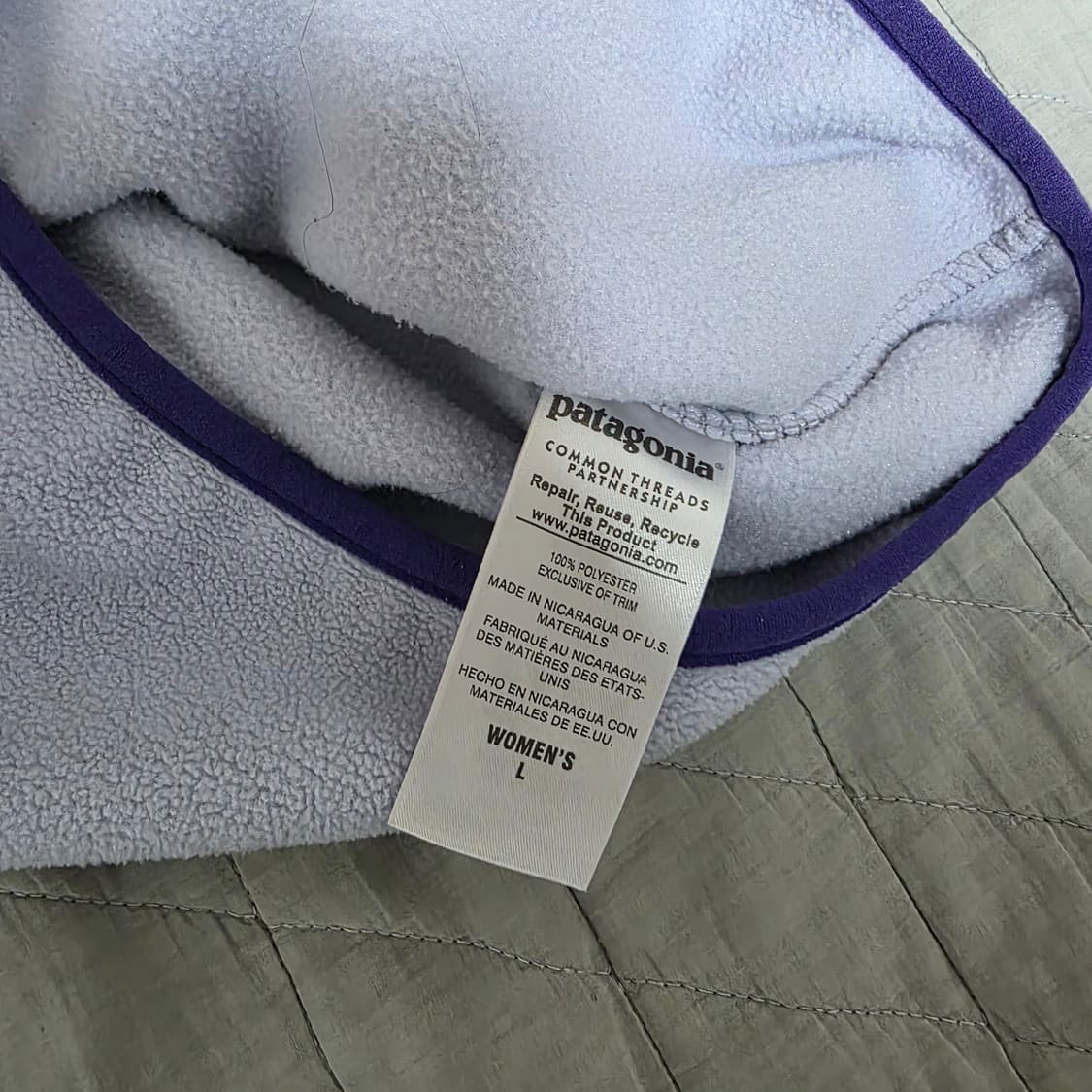 [W/L] 빈티지 파타고니아 신칠라 플리스 스냅 풀오버 퍼플 상품이미지6