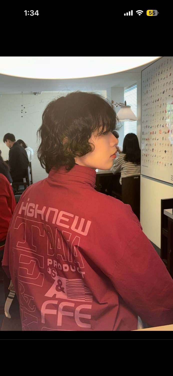 테켓 바람막이 버건디 M사이즈 상품이미지8