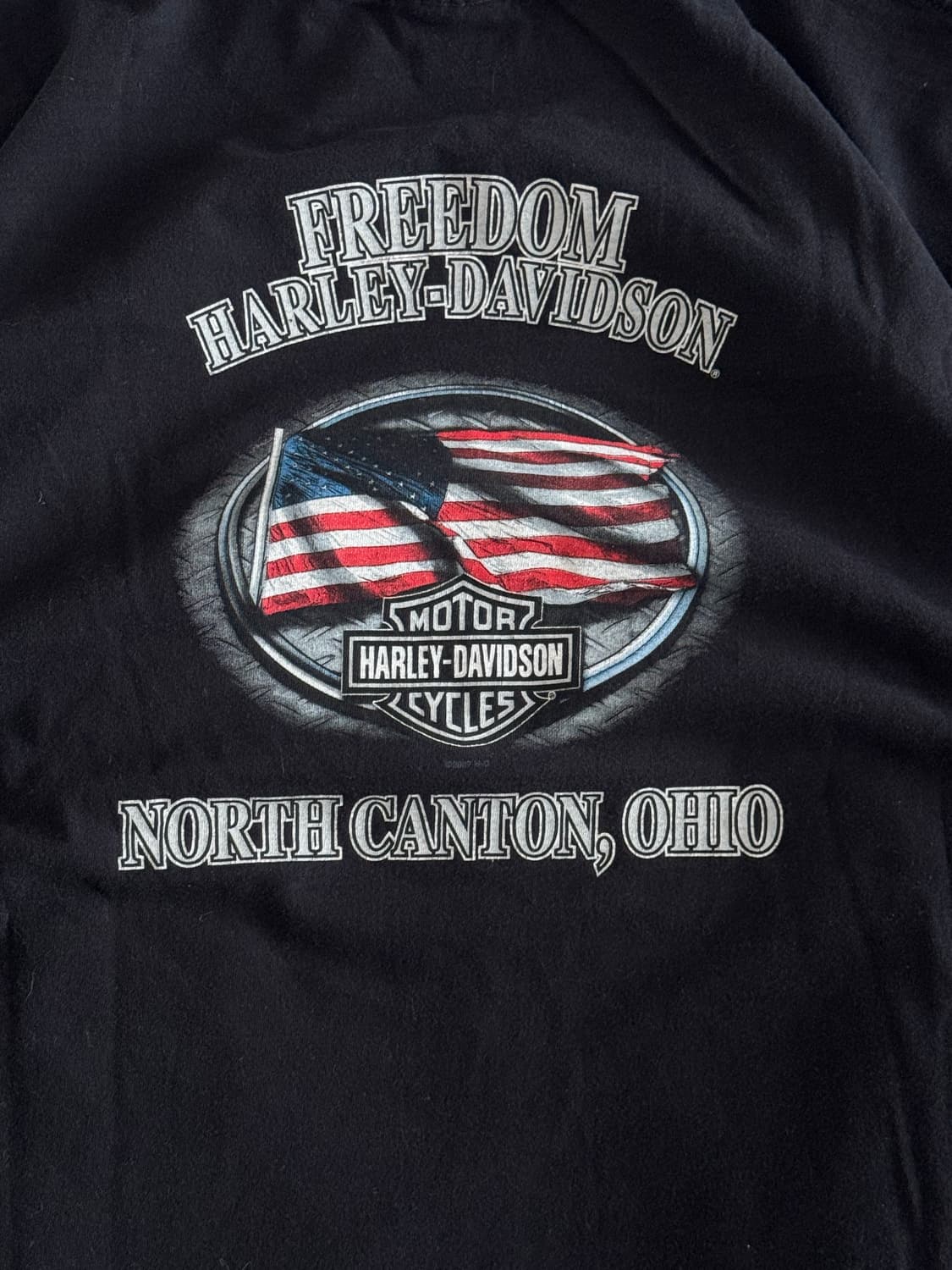 [XL] 90s-00s 빈티지 할리데이비슨 플레임 로고 티셔츠 상품이미지5