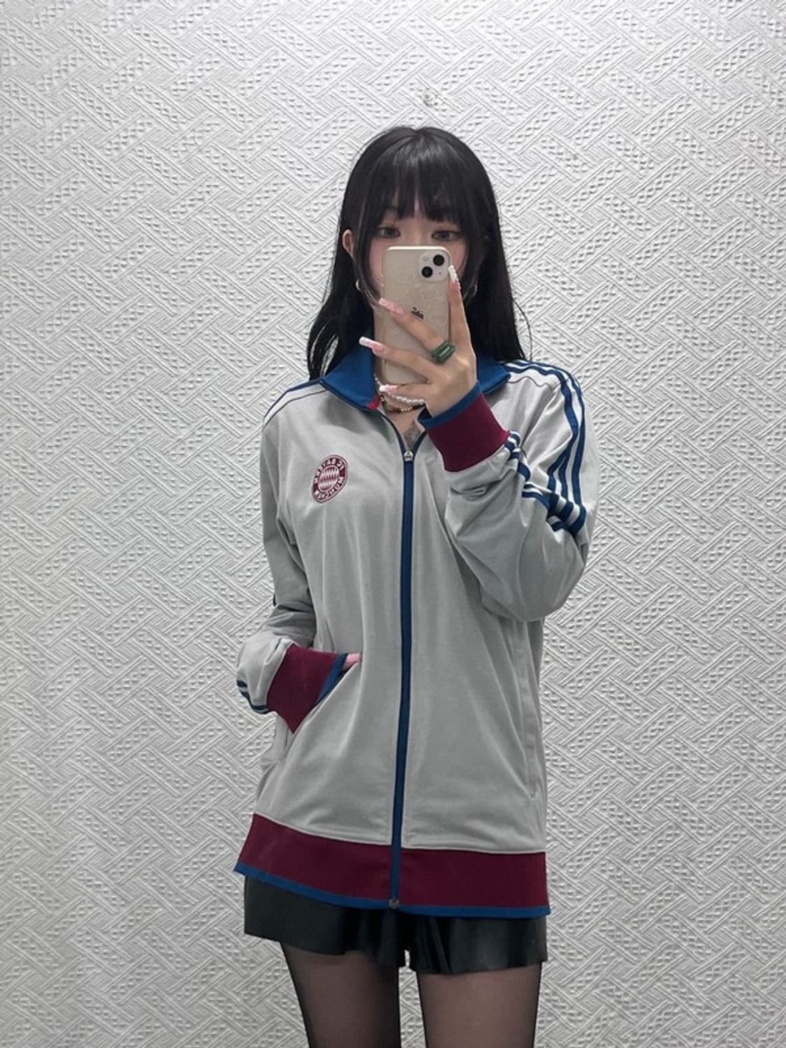 아디다스 Y2K 레트로 바이에른 뮌헨 져지 집업 105 C12258 상품이미지1