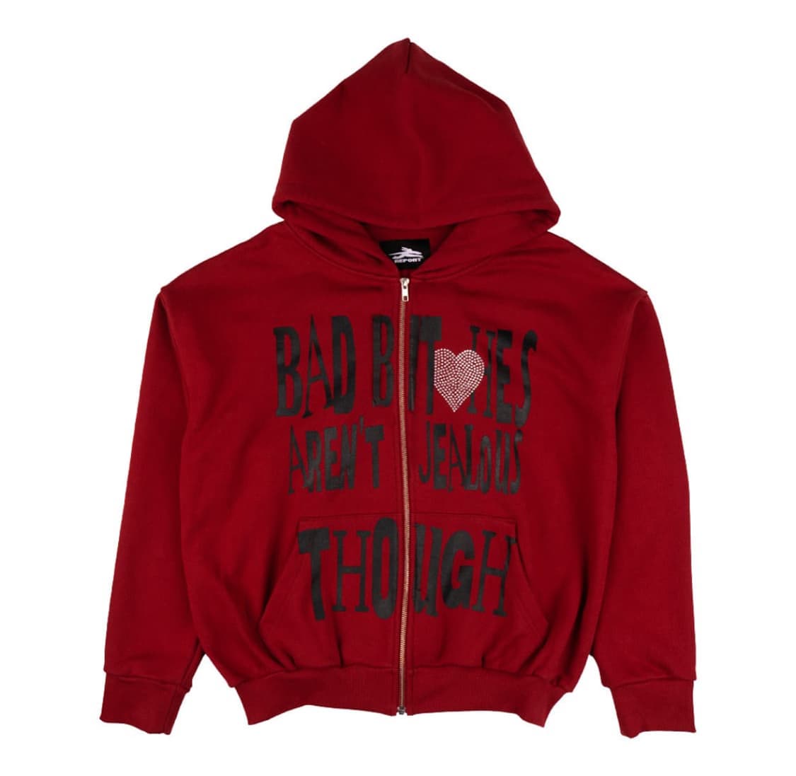 제노리포트 후드집업 레드 상품이미지1