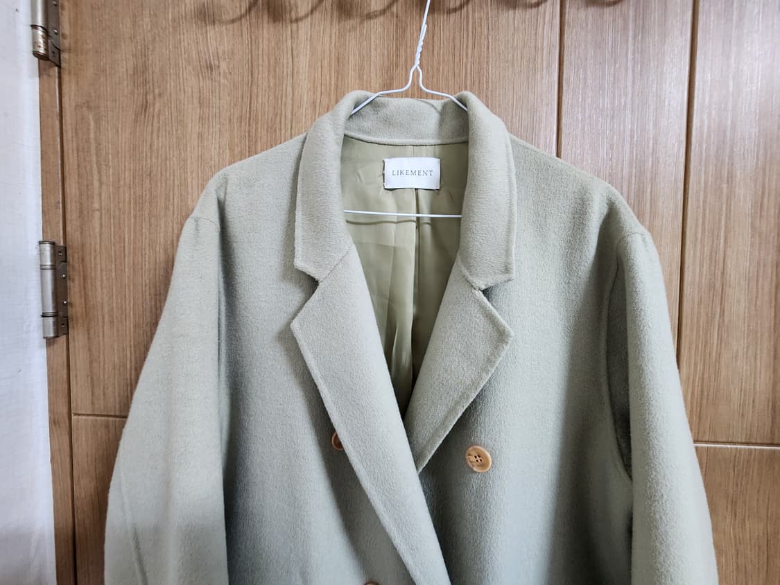 (F)여성 라이크먼트 핸드메이드 울 코트  상품이미지2