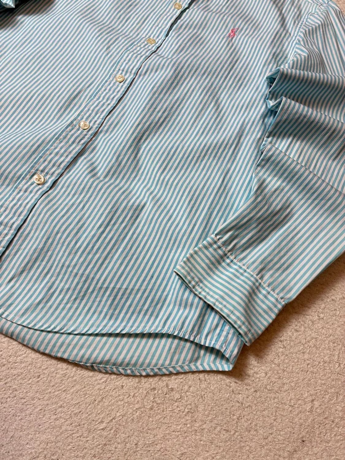 폴로 랄프로렌 핑크 포니 스트라이프 셔츠 PN7366 상품이미지4