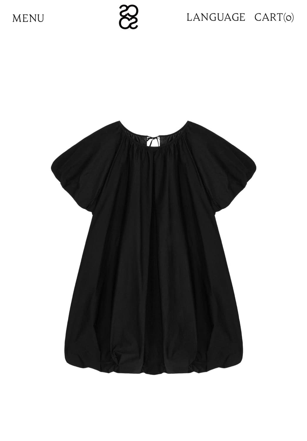 코스모스 볼륨 미니 드레스 상품이미지1