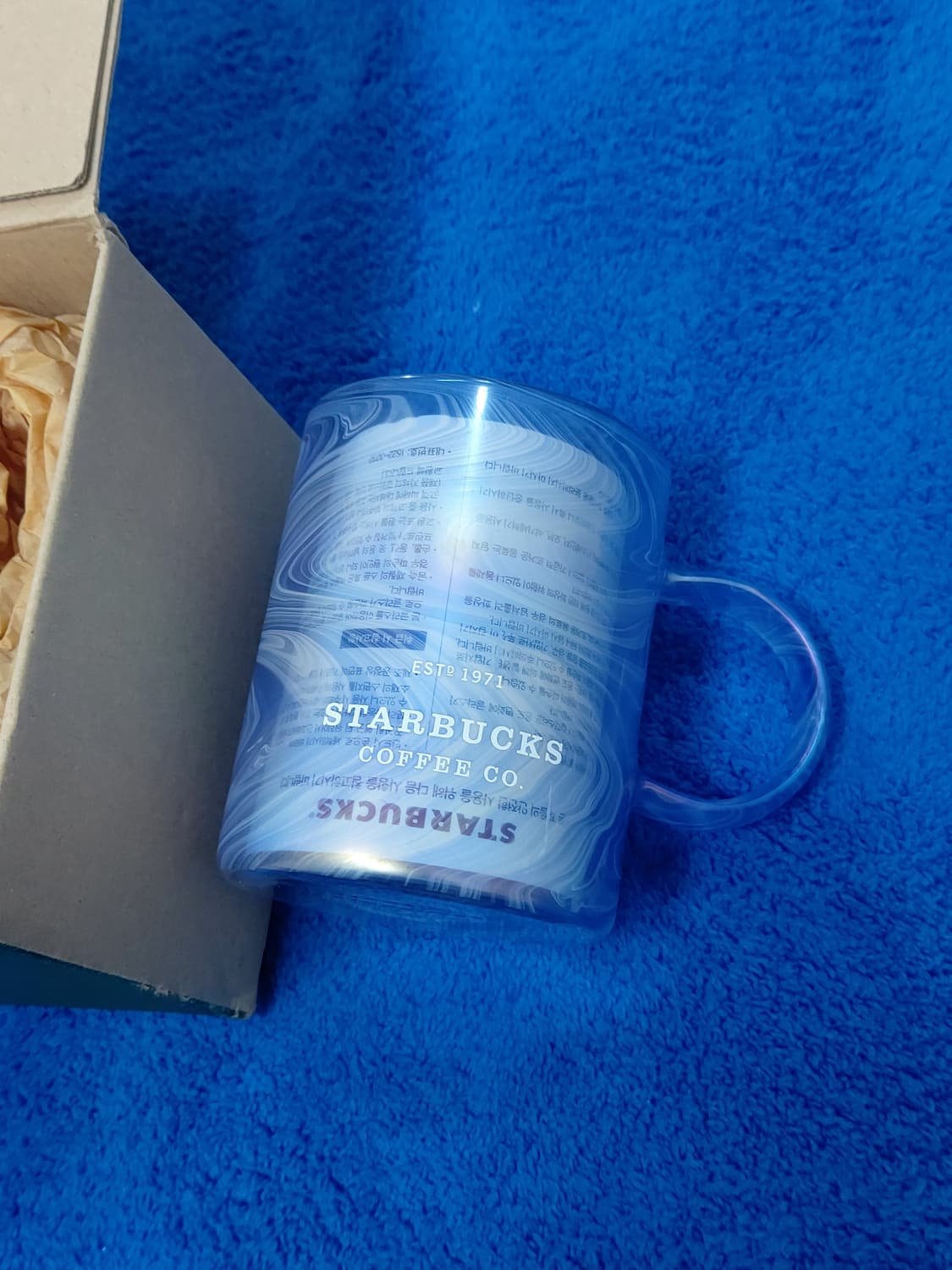 스타벅스/ 블루 써머 미스틱 글라스/ 프리 상품이미지3