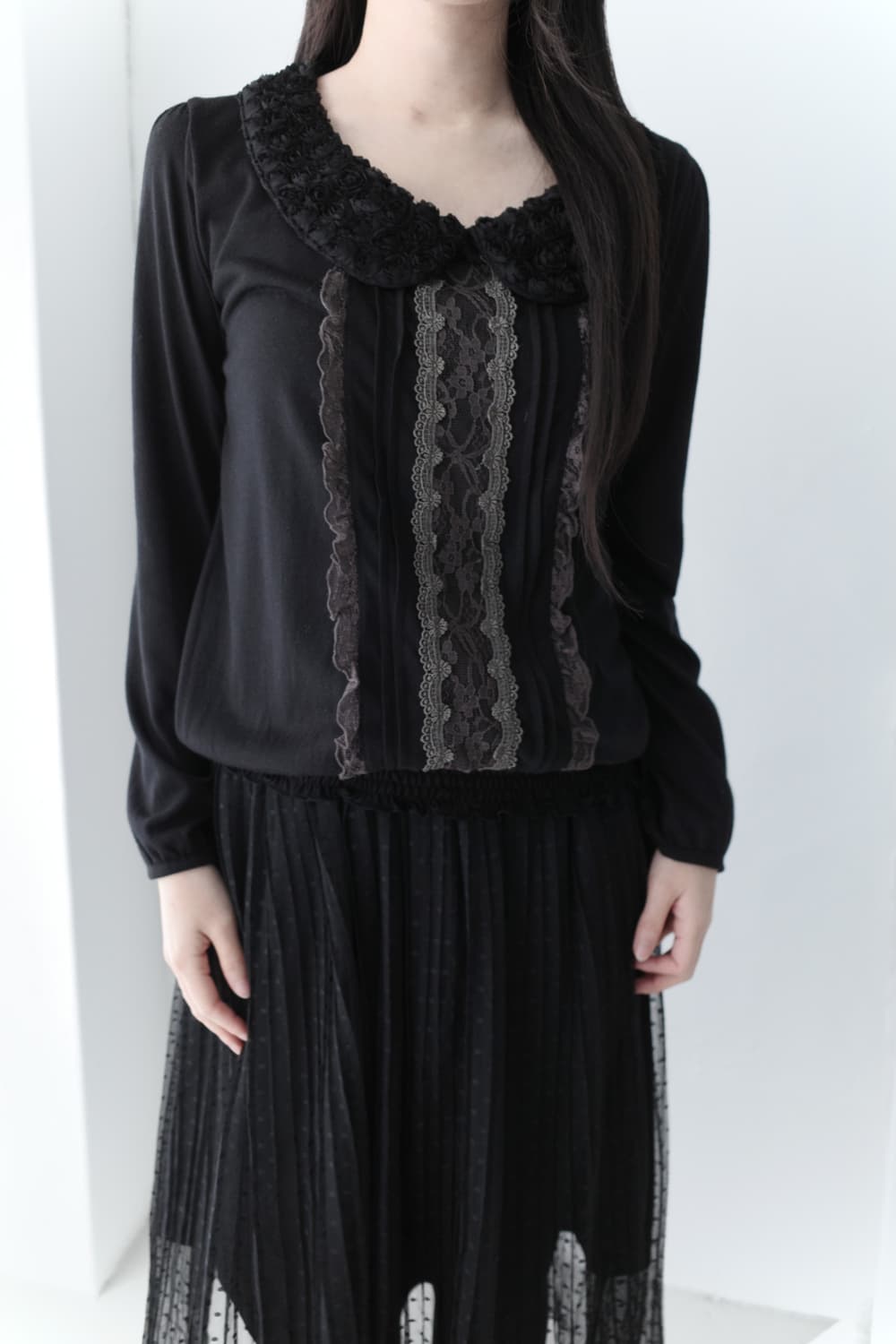 axes famme) lace long sleeve 상품이미지7