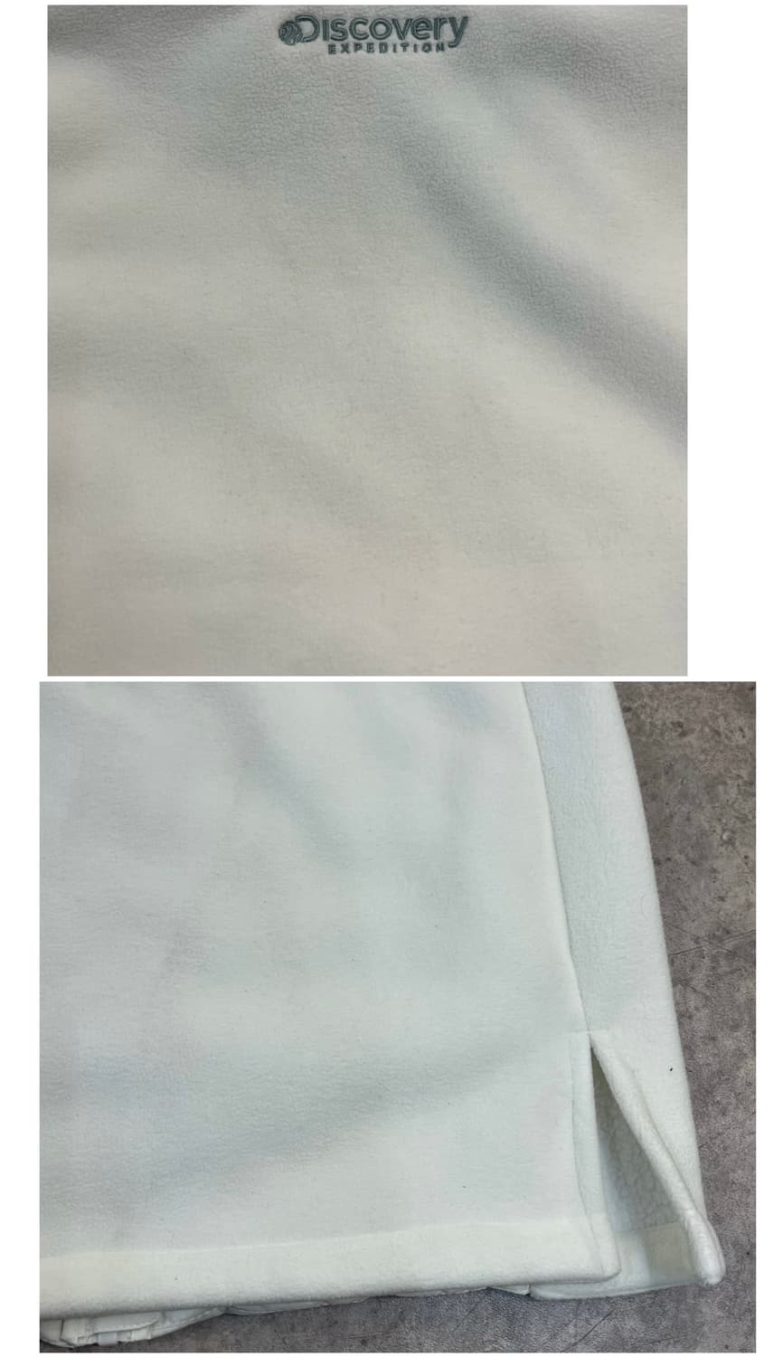디스커버리 덕다운 플리스 후드 자켓 아이보리 90 #csz3317  상품이미지7