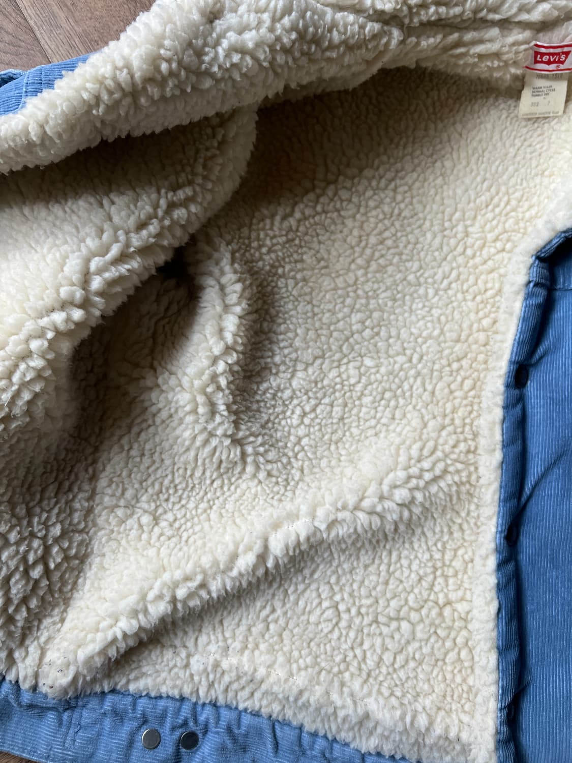 [M]70's 리바이스 USA  코듀로이 쉐르파 트러커 자켓 상품이미지7