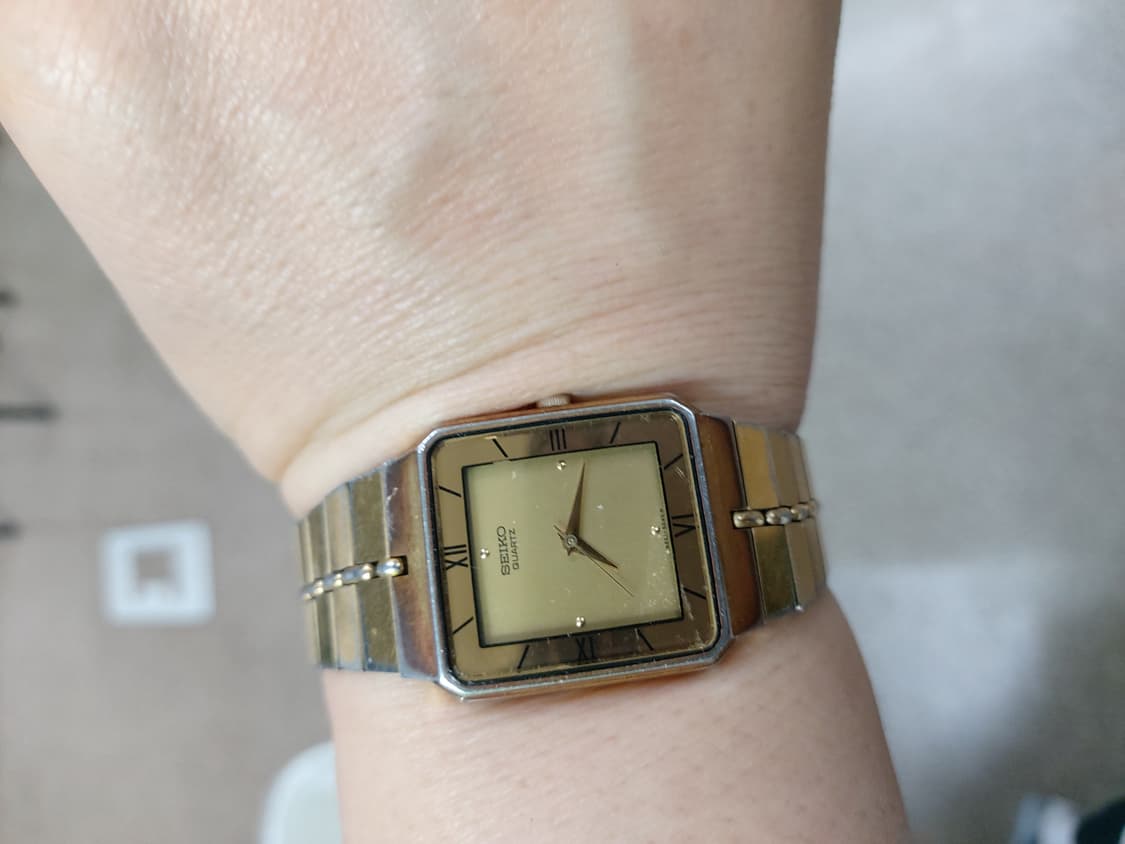 세이코 빈티지 사각 쿼츠 시계 상품이미지4