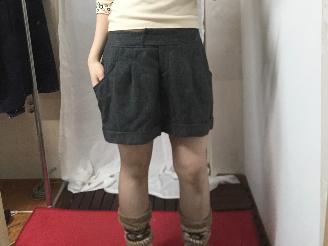 vintage charcoal balloon short pant 상품이미지4