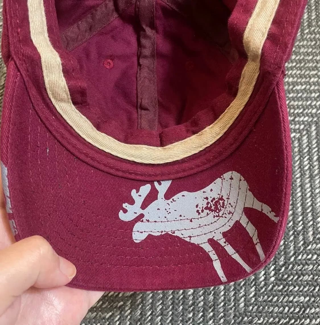 아베크롬비 버건디 볼캡 NY A&F(OS) 상품이미지4