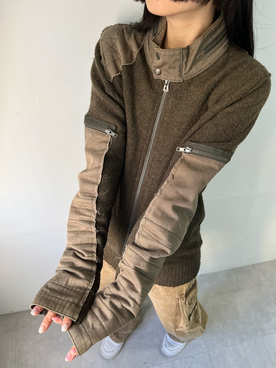 디젤 그런지 롱 슬리브 집업 상품이미지6