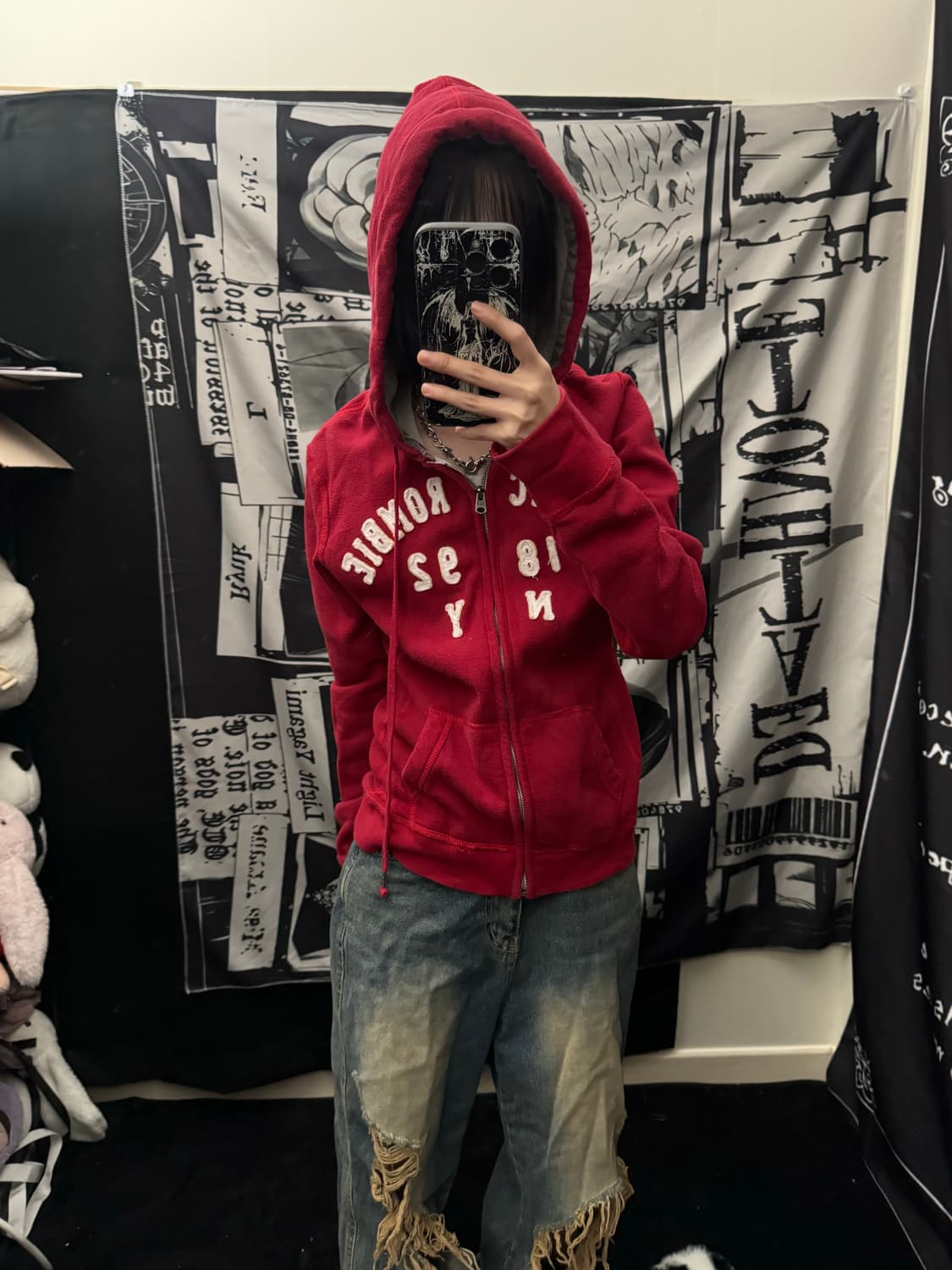 아베크롬비 후드집업 택사이즈 L 상품이미지4