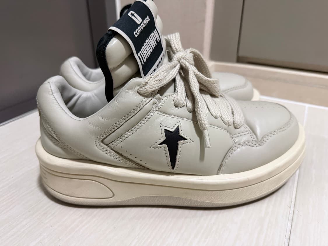 릭오웬스 컨버스x터보웨폰 로우 펠리칸 상품이미지3