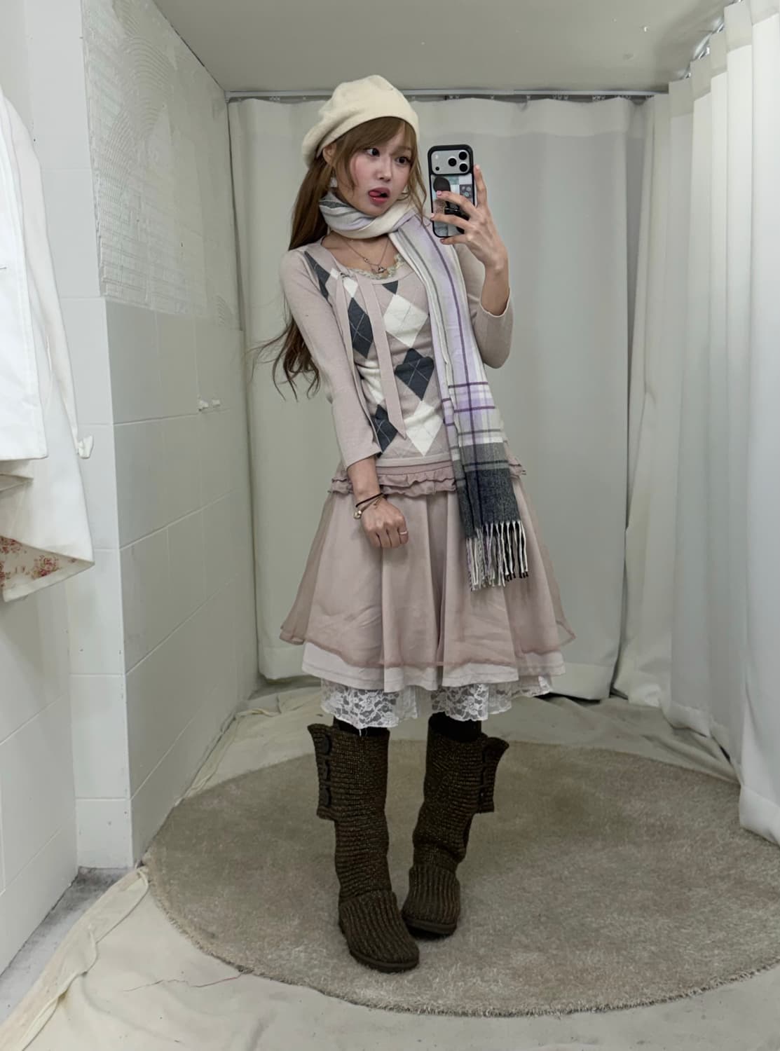 리즈리사 하치깔 뮤트핑크 히메갸루 니혼진 코디세트 상품이미지3