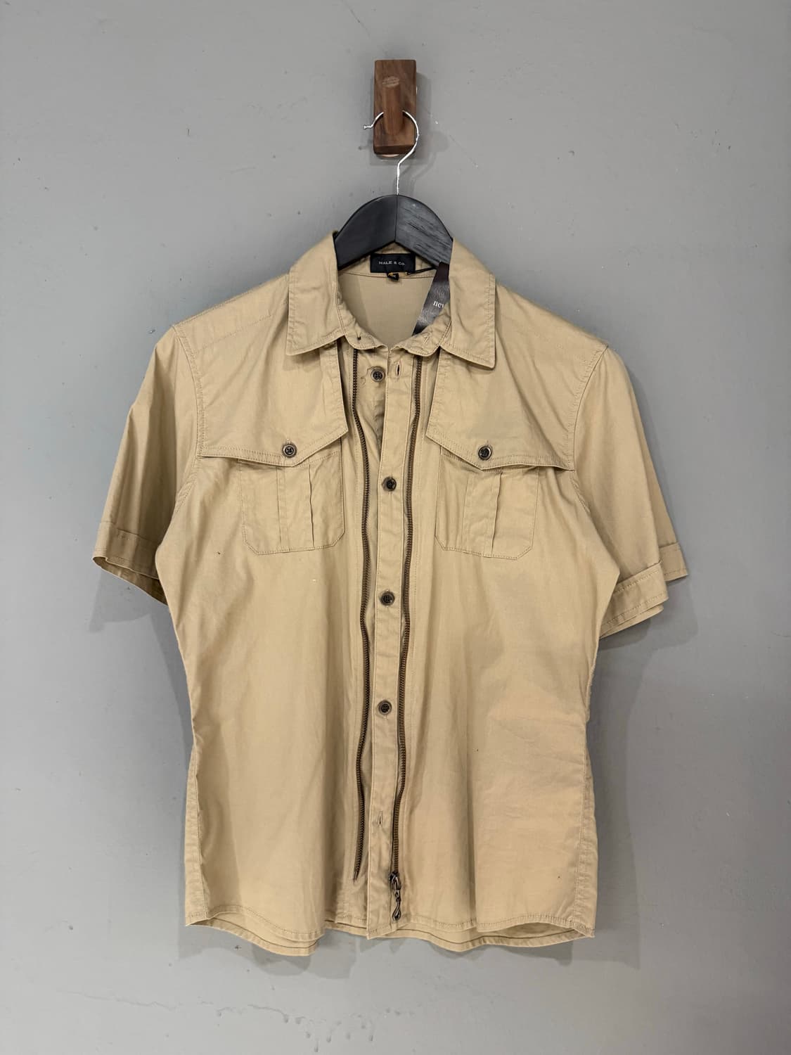 male & co zipper detail pocket shirt 상품이미지3