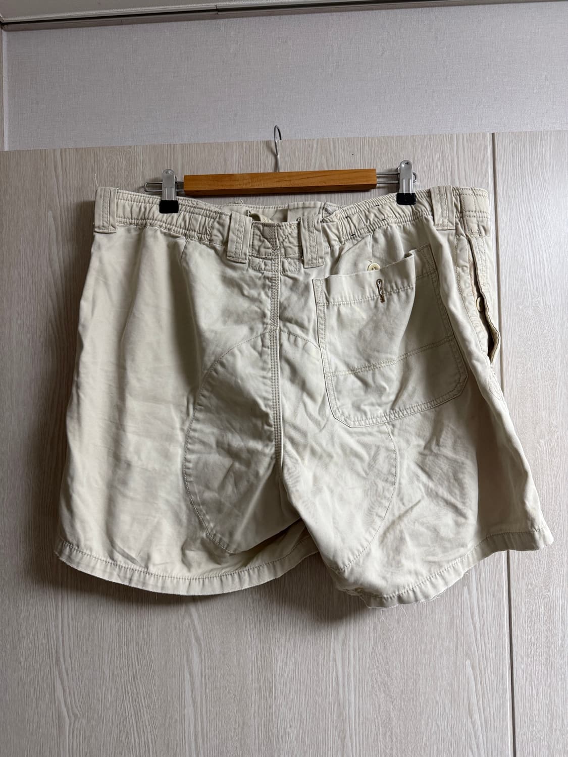 폴로 랄프로렌 포니 로고 코튼 쇼츠 (아이보리) 상품이미지2