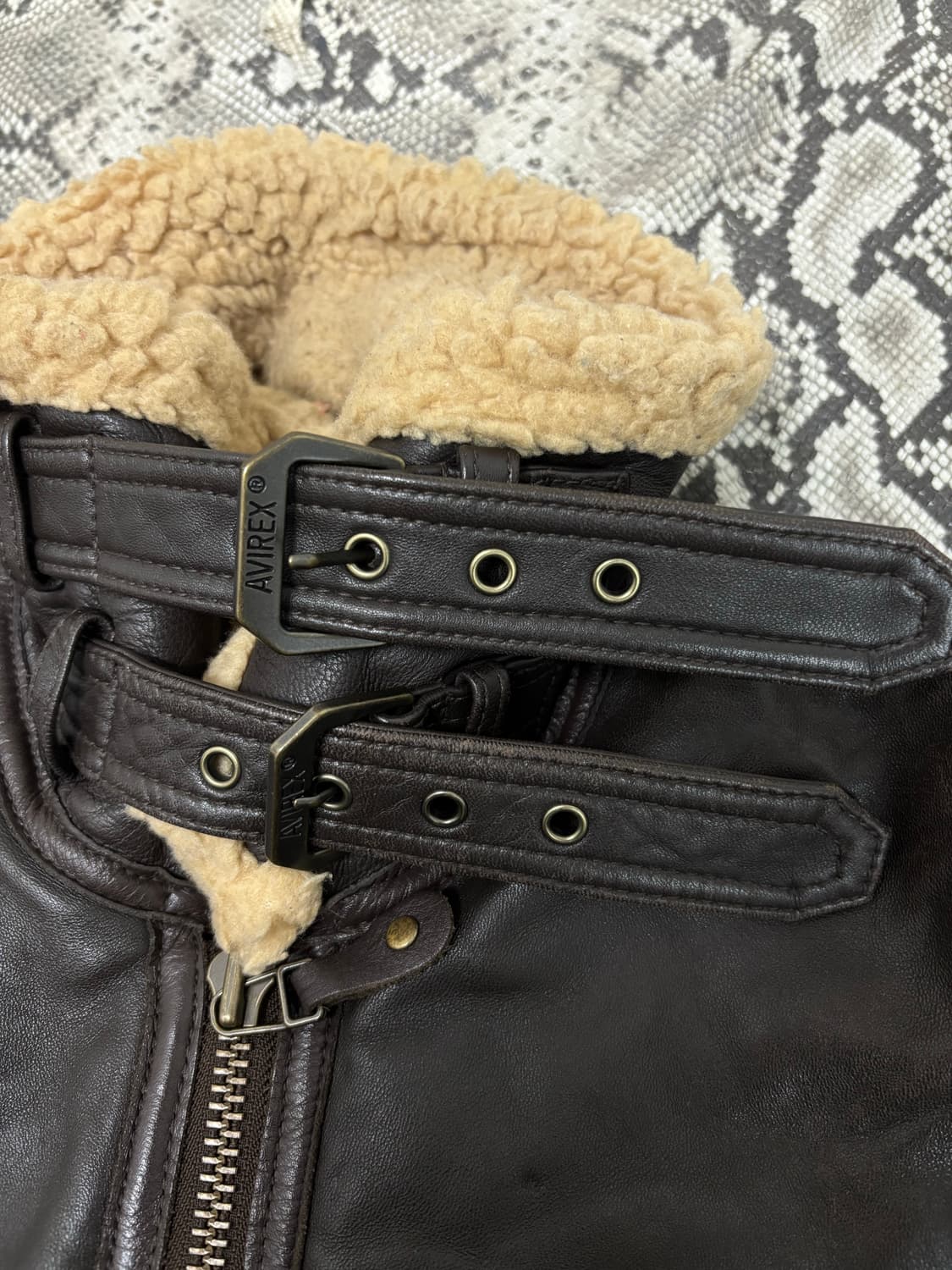 [AVIREX  LTD B-3]Leather Flight Jacket 상품이미지2