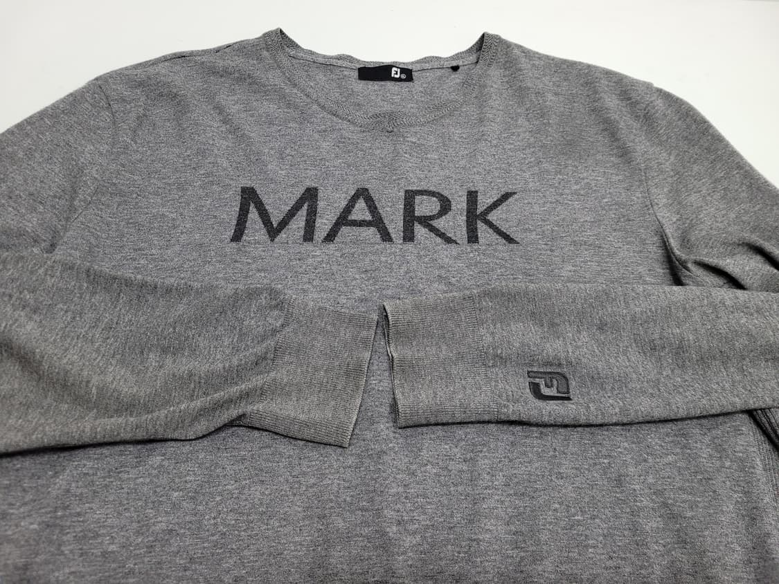 FOOTJOY 풋조이 골프 MARK로고 레이온 티셔츠 / 남 XL 그레이 상품이미지3