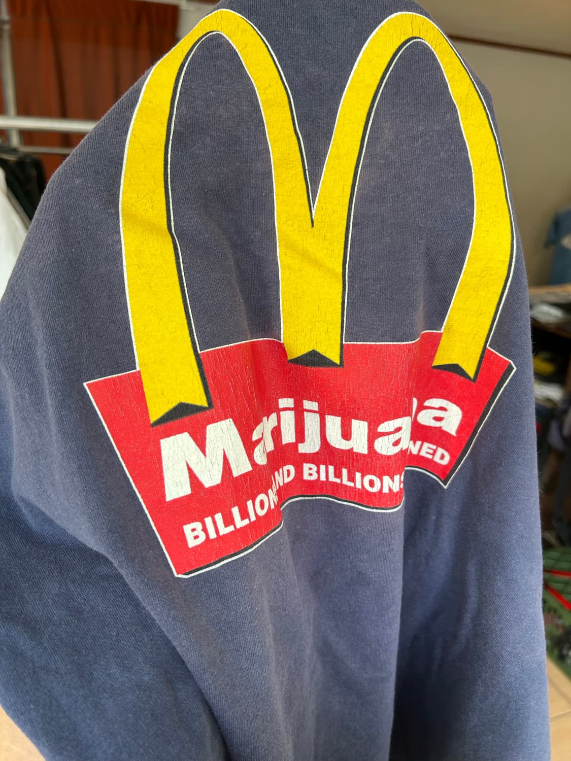 90‘s 맥도날드 마리화나 패러디 티셔츠 상품이미지8