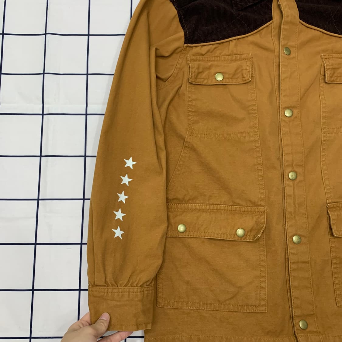 프라그먼트x칼하트 콜라보 셔츠자켓 상품이미지5