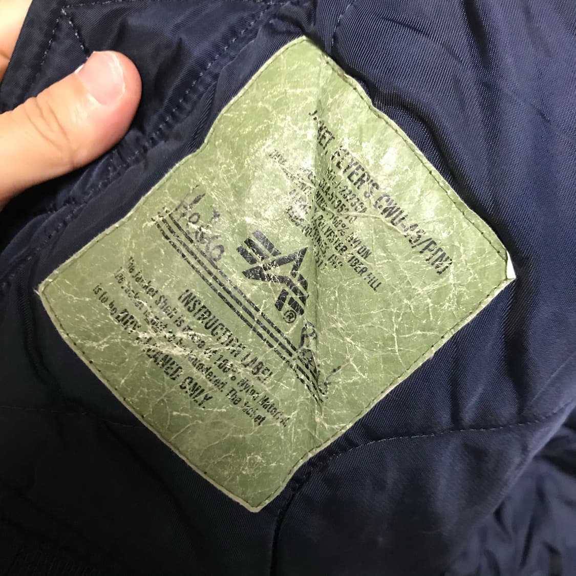 알파인더스트리 usa ma-1 항공점퍼 상품이미지5