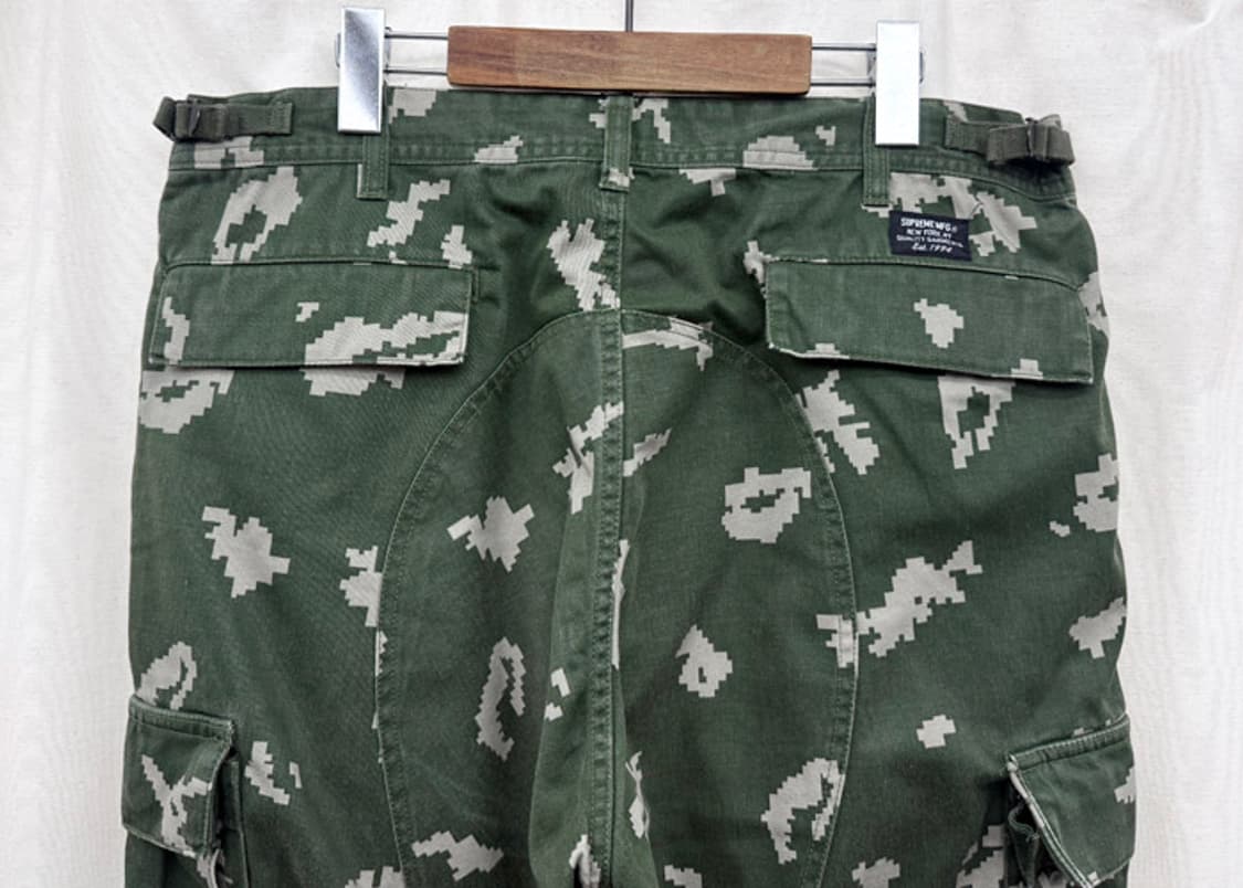 슈프림 카고 팬츠 러시안 카모 올리브 상품이미지6