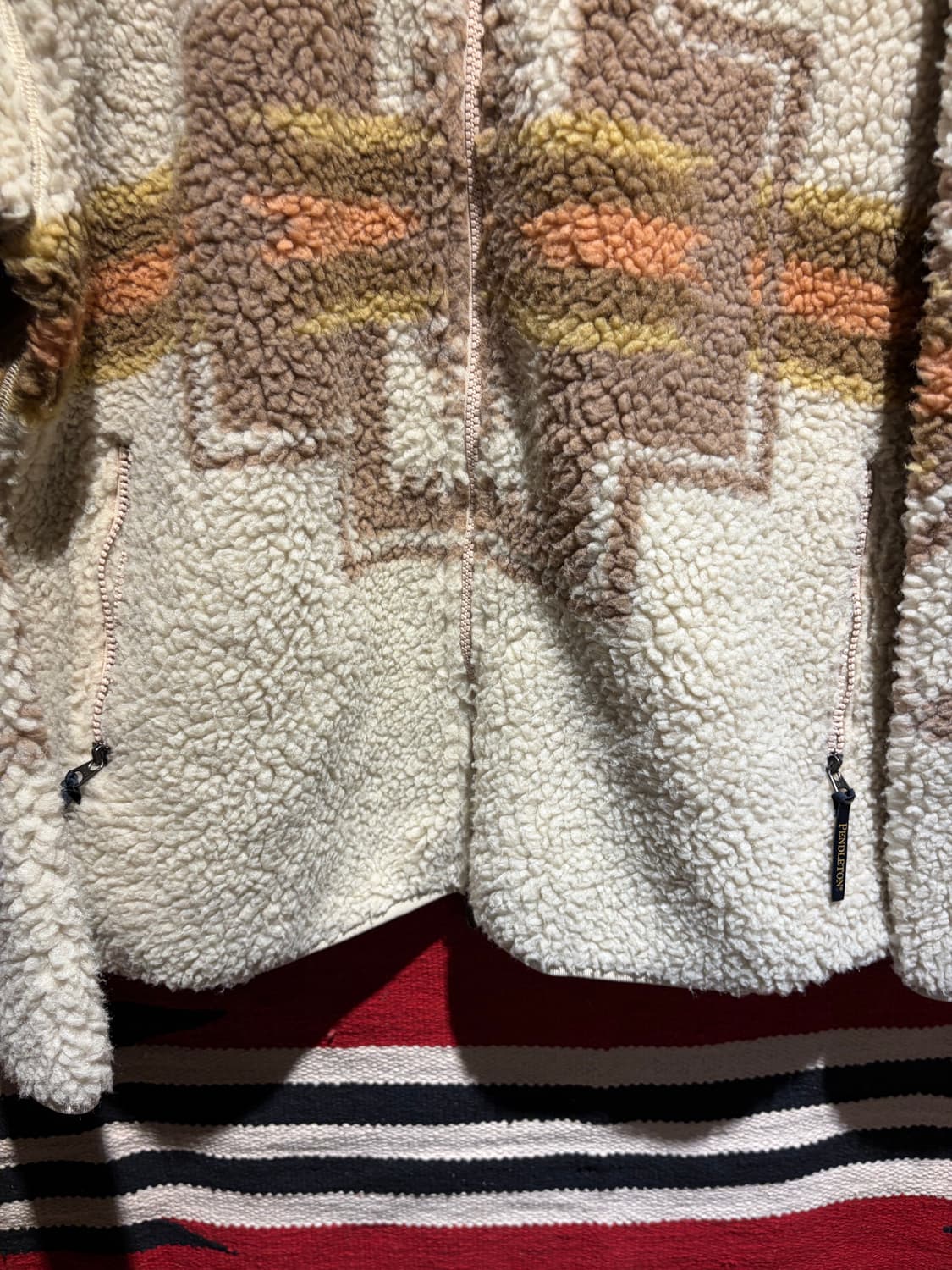 Pendleton boa fleece jacket / 팬들턴 보아 후리스 상품이미지7