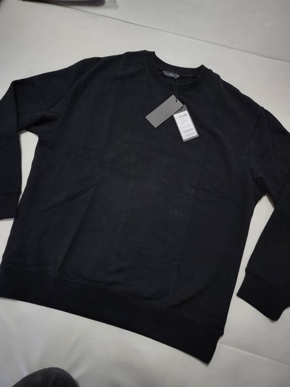 지오지아앤드지맨투맨티셔츠105사이즈블랙 상품이미지1