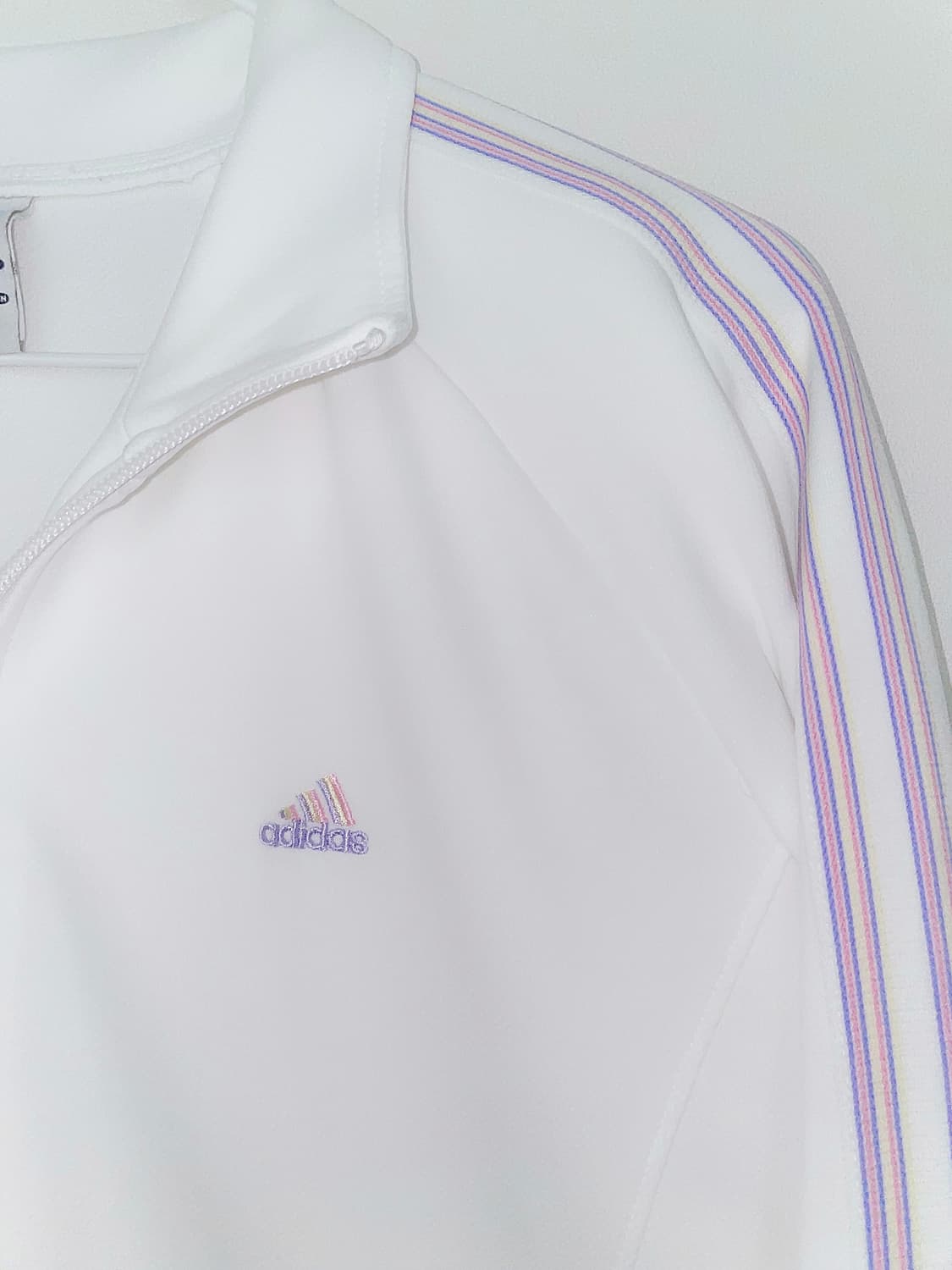 아디다스 져지 흰핑 연보라 화이트 빈티지 상품이미지3