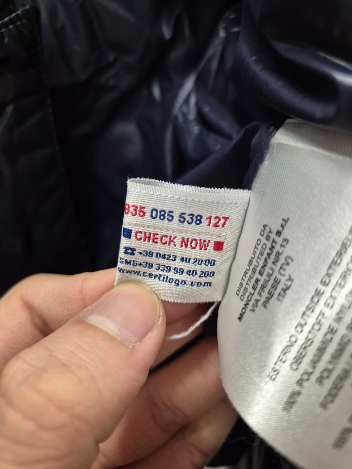 몽클레어 키즈 패딩 네이비 6Y  (116cm) 상품이미지8