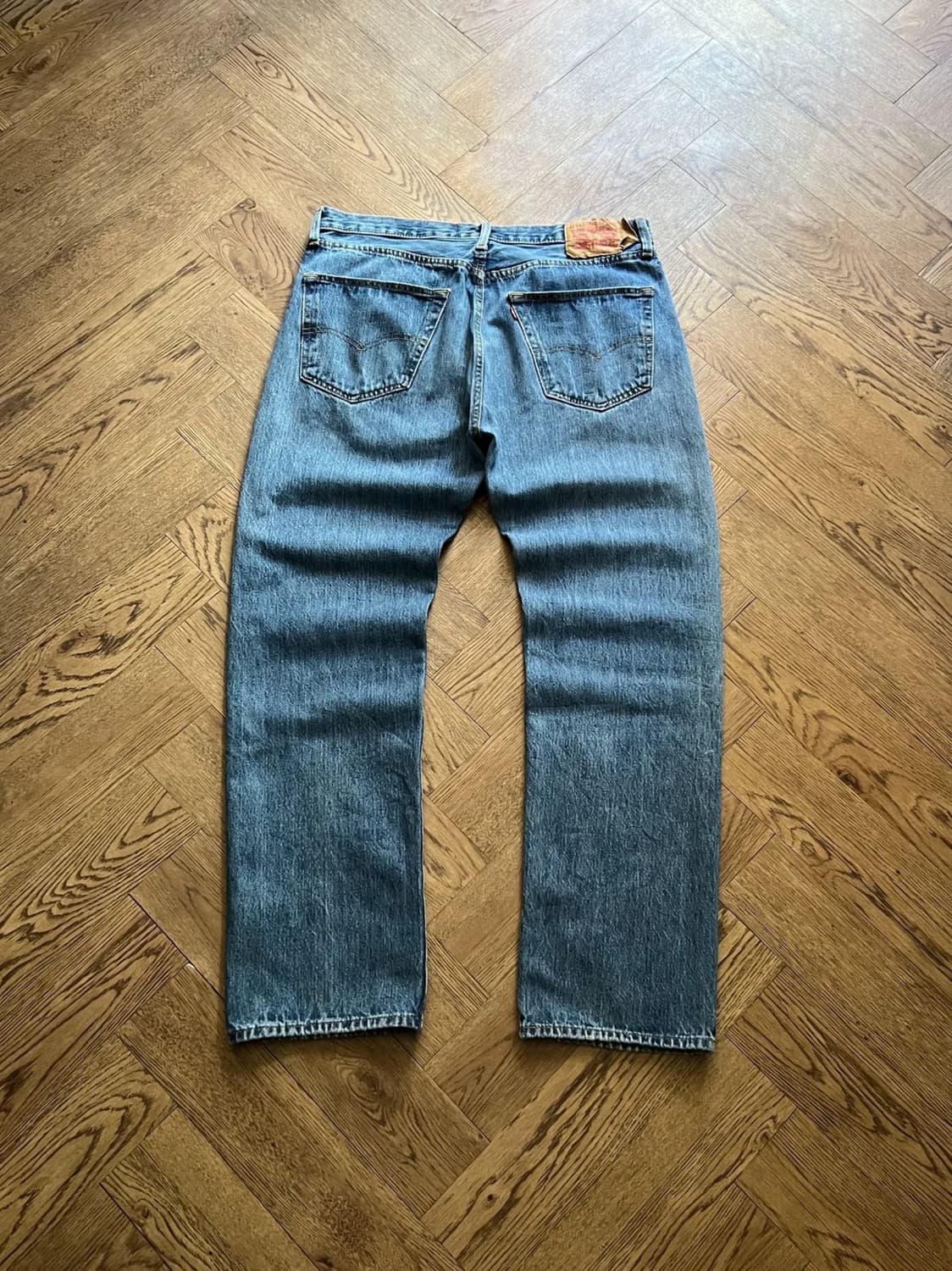 [36]리바이스 501 빈티지 워싱 스트레이트핏 데님 팬츠 상품이미지1