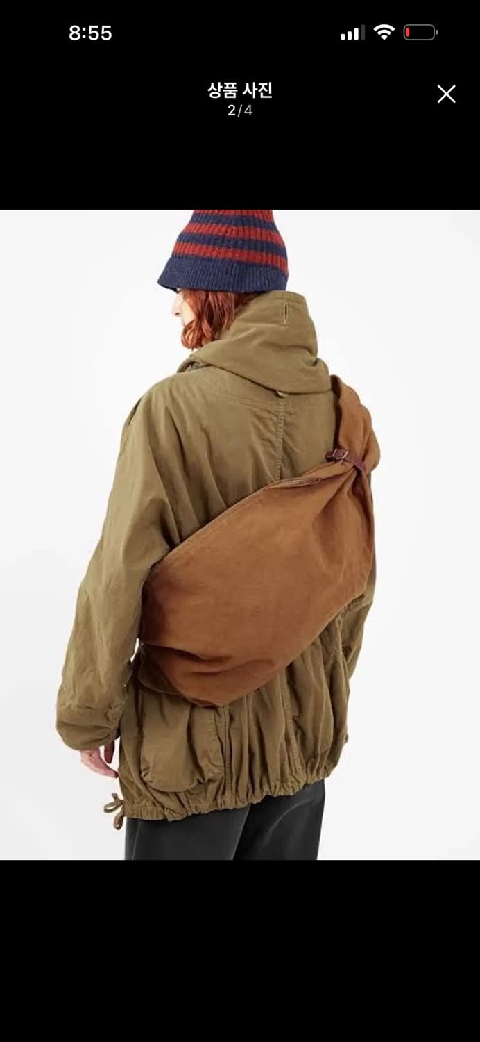 캐피탈 no.6 캔버스 스너프킨 백 캬멜(스누프킨) 상품이미지3