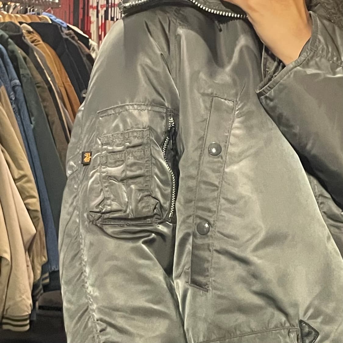 [IM] ALPHA 알파인더스트리 그레이 패딩  상품이미지7