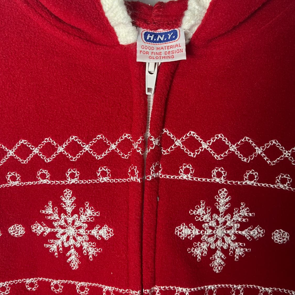 [H.N.Y] 에이치엔와이 눈꽃자수 집업 후디 상품이미지5