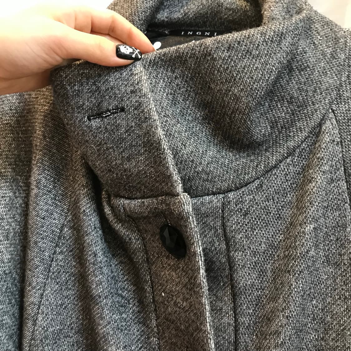 Ingni 잉그니 라떼갸루 로리 그레이 가디건 상품이미지6