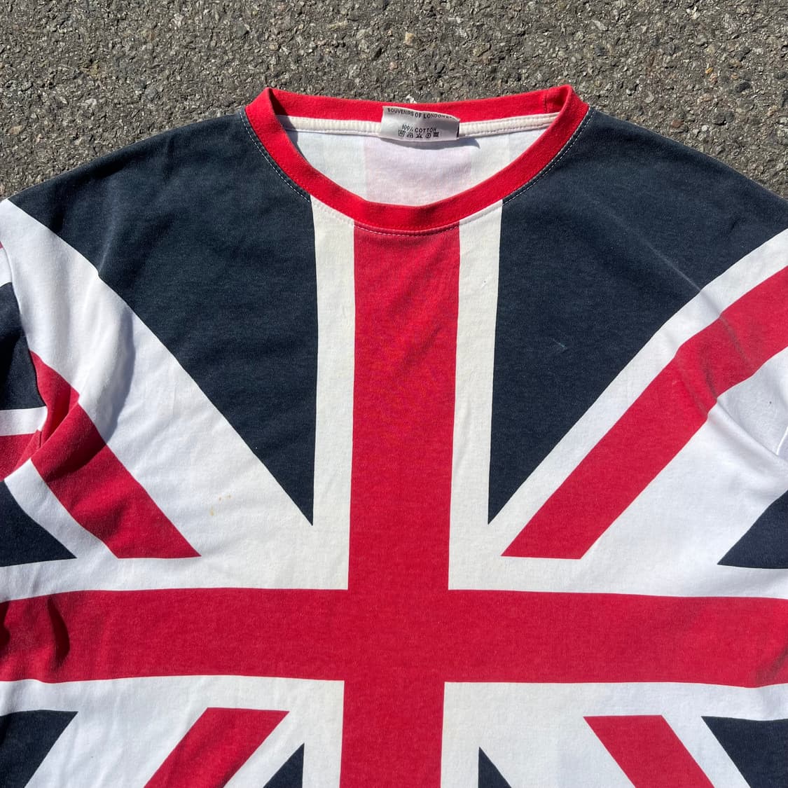 90’s S.O.L.L. 유니언 잭 AOP 티셔츠 상품이미지2