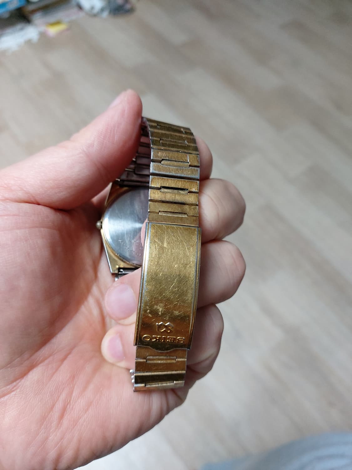 세이코 쿼츠 금장 빈티지 시계 상품이미지3