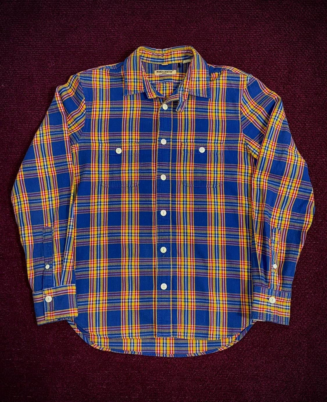 MADE & CRAFTED LEVIS 웨스턴 체크 셔츠 상품이미지1