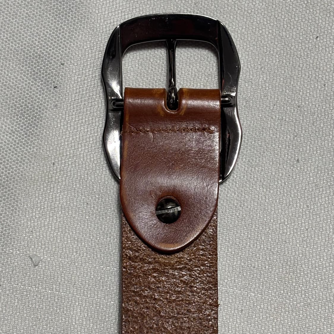 OS 디젤 브라운 가죽 벨트 상품이미지3