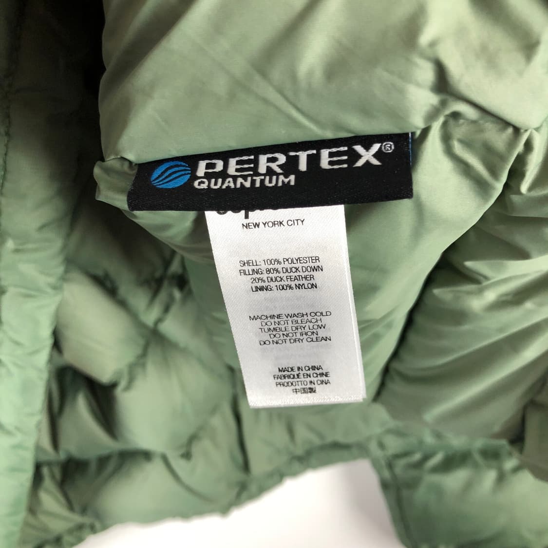 슈프림 마이크로 다운 풀오버 민트 상품이미지5