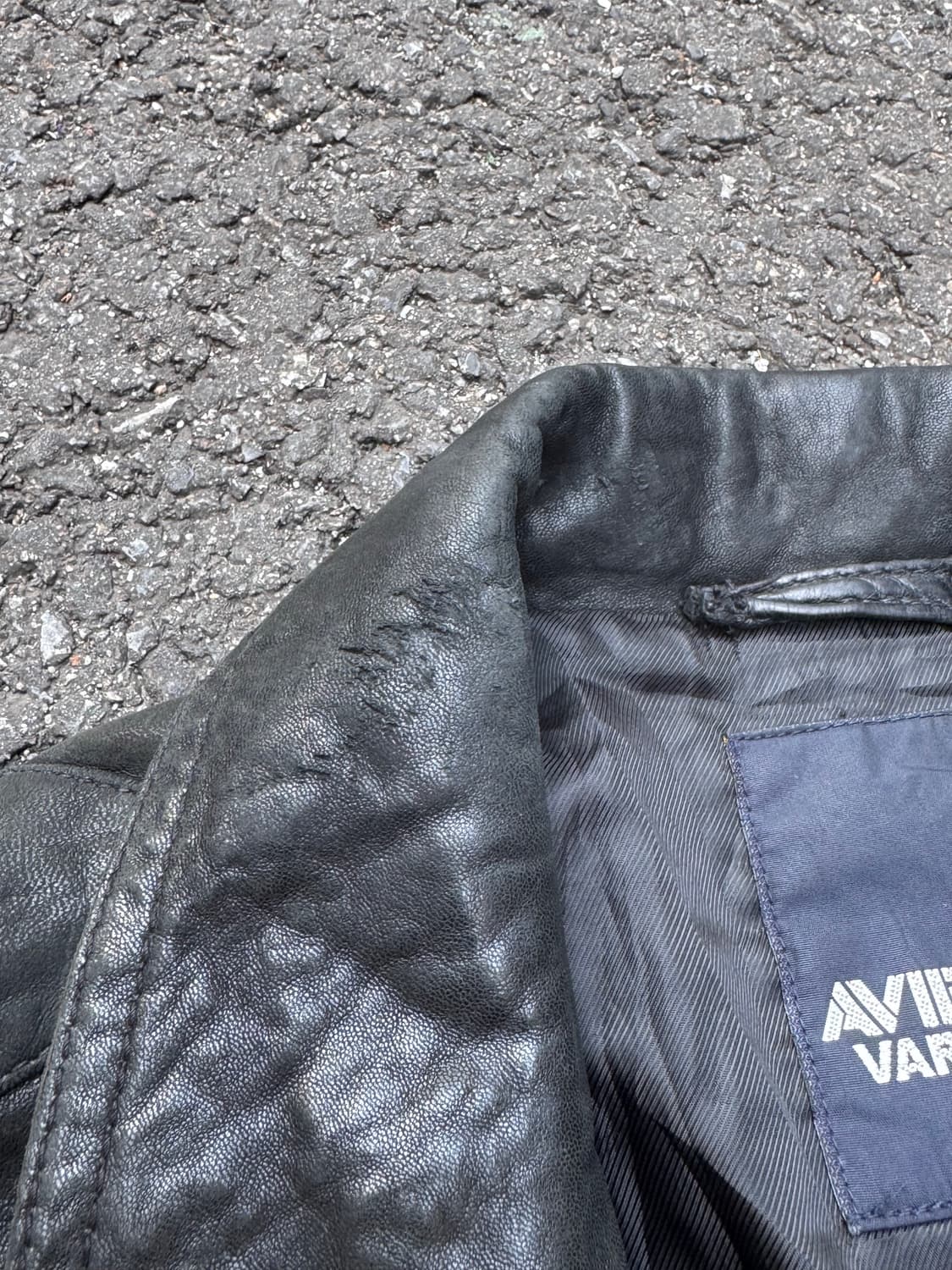 아비렉스 양가죽 투웨이 라이더자켓  상품이미지6