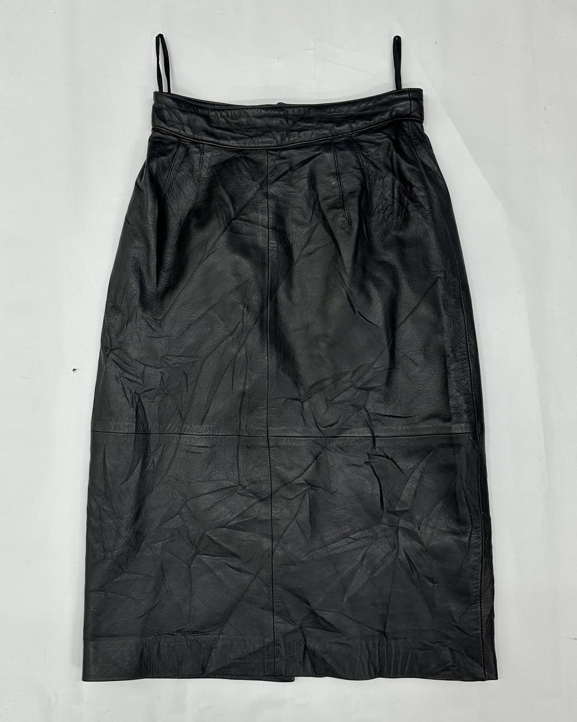 ⛓️나나깔 램스킨 100% 레더 블랙 양가죽 자켓 스커트 셋업⛓고스 상품이미지7